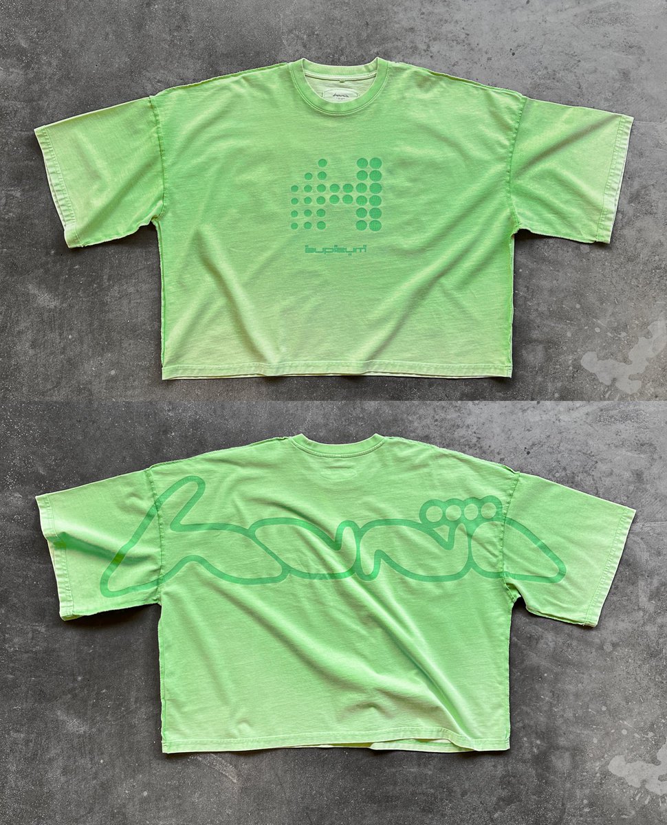 Spent around a year trying to get the wash right lol 🤟 new. Color palette of Huni tshirts dropping this Sunday ❤️