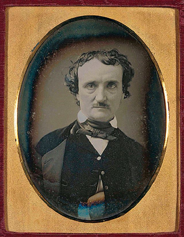 RealPreCinema's tweet image. 1842-1849
EDGAR ALLAN POE (1809–1849)
For fans of #EdgarAllanPoe, here are two #Daguerreotype portraits of him taken by William Henry Fox Talbot. Poe was a poet and short-story writer of the #macabre. 
Left: The McKee Dag from 1842.
 
Right: Poe taken several months before his