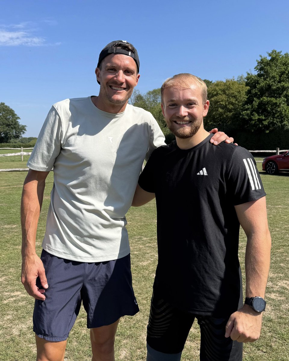 BillyMonger's tweet photo. Good fun filming with the triathlon 🐐 @janfrodeno for an @IRONMANtri documentary 🎥

Ever since I entered this sport he’s been someone who I’ve looked up to massively &amp; is one of the best people out there for me to learn from throughout my journey 👊🏼 https://t.co/bccUoYB6nw