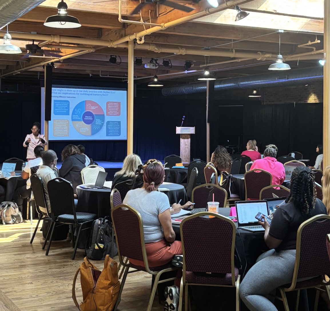 TandL_CPS's tweet image. Skyline Professional Learning Unit Internalization📚
CPS educators are diving into Skyline curriculum with hands-on learning and collaboration! By digging deeply into their upcoming unit, educators leave ready — and inspired — with a head start on their planning. @CPSLiteracy