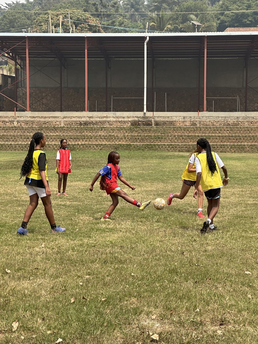 KabojjaSchool's tweet photo. Getting ready for the Uganda Girls Football League Tournament. 
#StriveToAchieve https://t.co/psJd1Sgp31