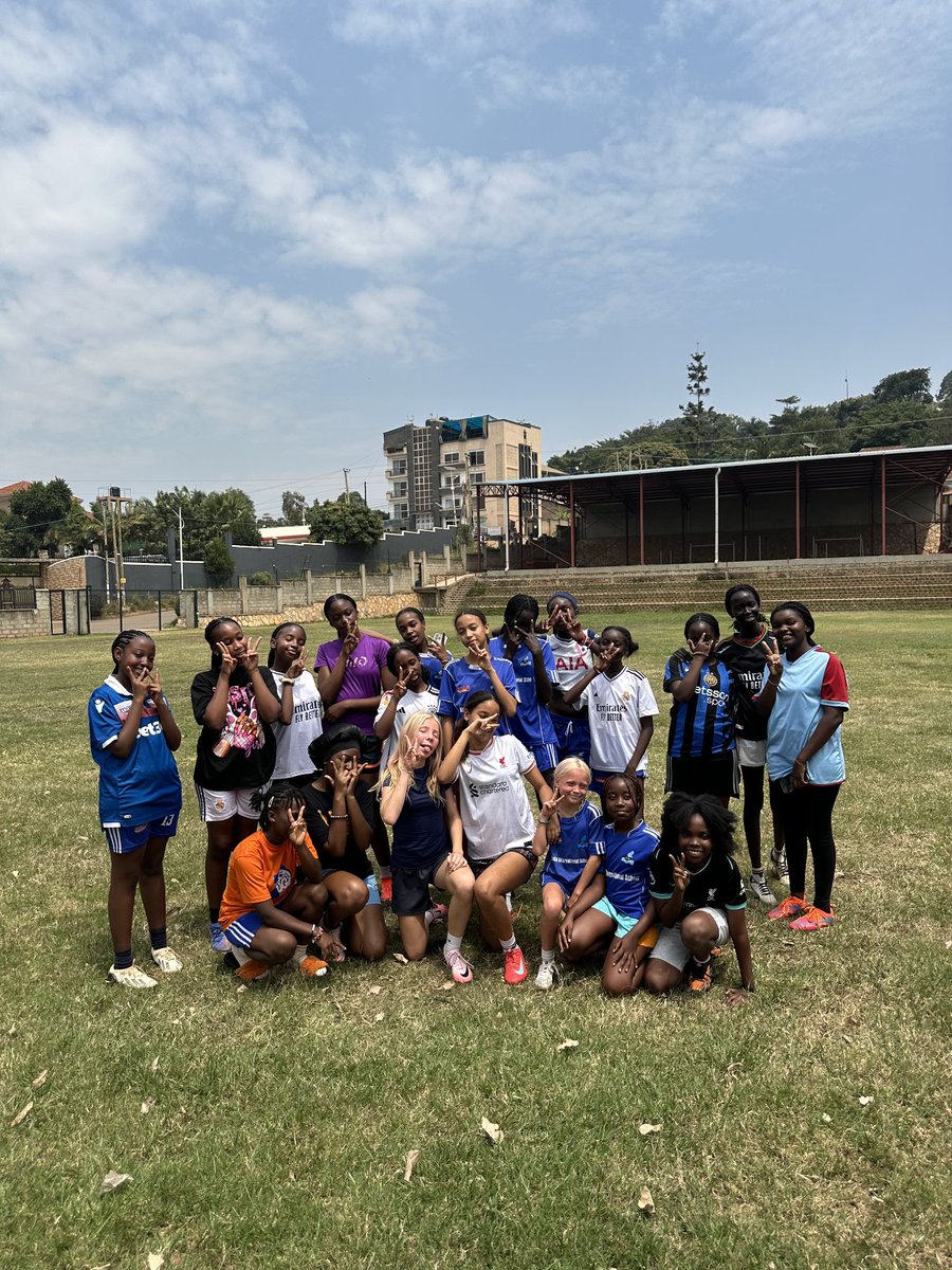 KabojjaSchool's tweet photo. Getting ready for the Uganda Girls Football League Tournament. 
#StriveToAchieve https://t.co/psJd1Sgp31