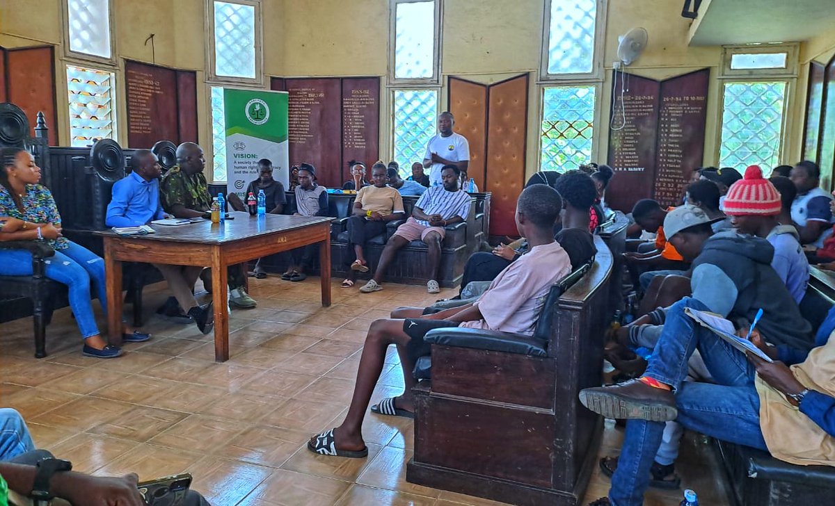 On #InternationalYouthDay2025, UMA joined 50+ youths, the OCS &amp; Ward Admin in Malindi for dialogue on peace, security &amp; SDG action.
Together, we’re building trust &amp; tackling insecurity issues for a safer Malindi. <a href="/HakiYetuOrg/">Haki Yetu</a>
 #PeaceAndSecurity #SDGs