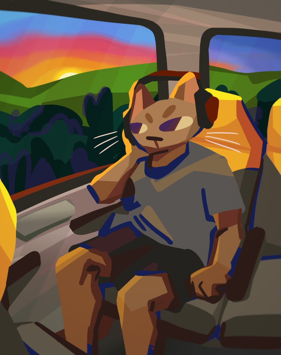 кот в иволге, ему ехать час