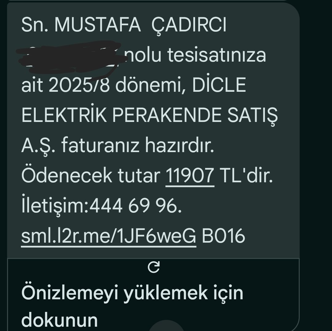Mustafa Çadırcı. 🇹🇷🇹🇷🇹🇷🇹🇷🇹🇷 (@mustafacadirci) on Twitter photo Teşekkürler <a href="/DepsasEnrji/">Depsaş Enerji</a> Hayatımda en yüksek elektrik faturasını layık gördünüz bana. Şanlıurfa'da İki kişinin yaşadığı evimizin elektrik faturası, 11.900 lira. <a href="/DepsasEnrji/">Depsaş Enerji</a> <a href="/TCEnerji/">T.C. Enerji ve Tabii Kaynaklar Bakanlığı</a> <a href="/RTErdogan/">Recep Tayyip Erdoğan</a> <a href="/sanliurfasanli/">Şanlıurfa Şanlıurfa</a> <a href="/UrfaBarosu/">Şanlıurfa Barosu Başkanlığı</a> <a href="/urfabarosu_/">urfabarosu</a> <a href="/urfabarosuihm/">Urfa Barosu İnsan Hakları Merkezi</a> #Fenerbahçe #Feyenoord Teşekkürler <a href="/DepsasEnrji/">Depsaş Enerji</a> Hayatımda en yüksek elektrik faturasını layık gördünüz bana. Şanlıurfa'da İki kişinin yaşadığı evimizin elektrik faturası, 11.900 lira. <a href="/DepsasEnrji/">Depsaş Enerji</a> <a href="/TCEnerji/">T.C. Enerji ve Tabii Kaynaklar Bakanlığı</a> <a href="/RTErdogan/">Recep Tayyip Erdoğan</a> <a href="/sanliurfasanli/">Şanlıurfa Şanlıurfa</a> <a href="/UrfaBarosu/">Şanlıurfa Barosu Başkanlığı</a> <a href="/urfabarosu_/">urfabarosu</a> <a href="/urfabarosuihm/">Urfa Barosu İnsan Hakları Merkezi</a> #Fenerbahçe #Feyenoord