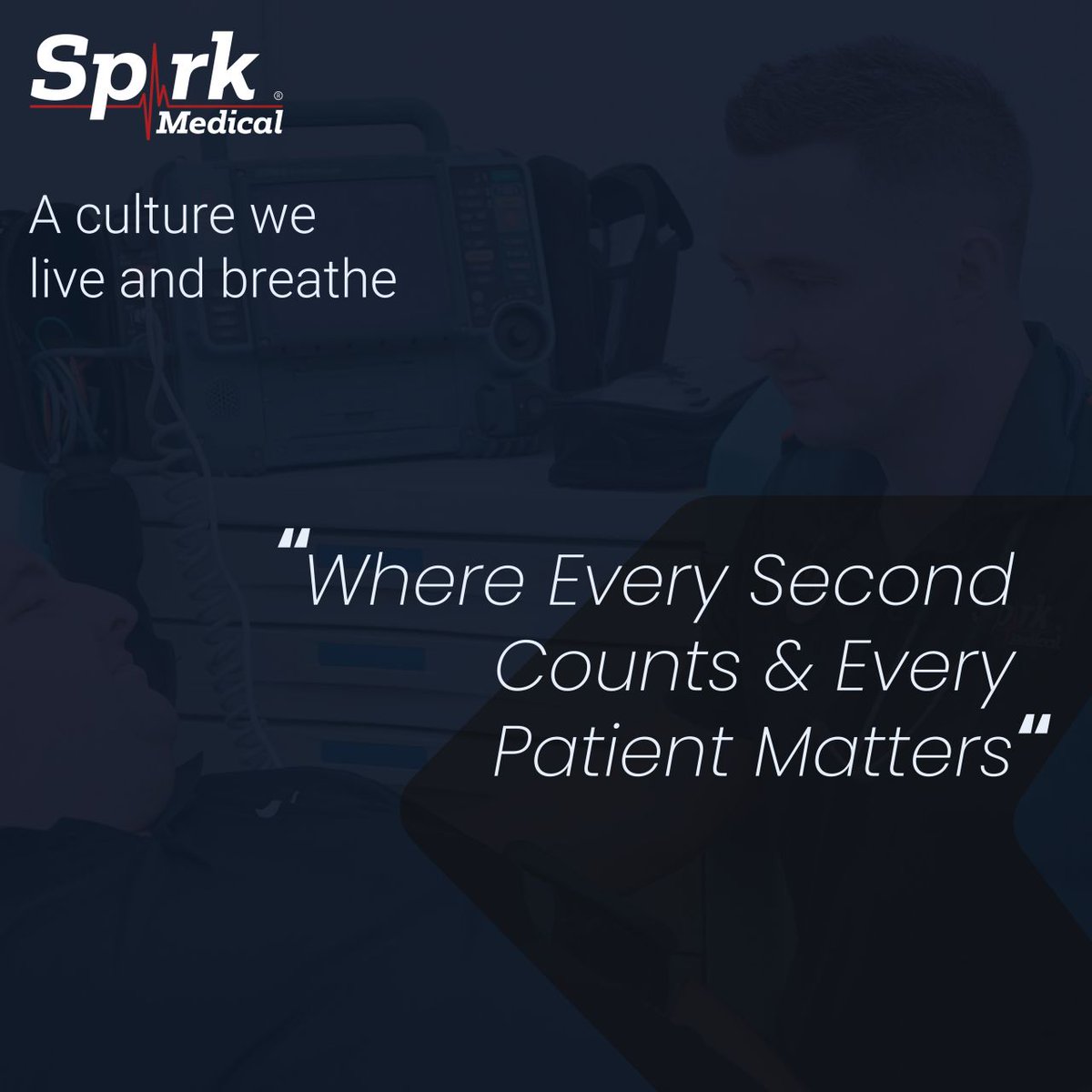 spark_medical's tweet photo. At Spark Medical, Every Second Counts and Every Patient Matters. This is not just our vision, it's our daily commitment! #Vision #whereeverysecondcountseverypatientmatters https://t.co/G2ghLy7njZ
