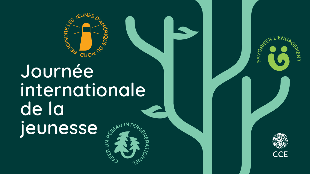 🎉 Bonne #JournéeInternationaleDeLaJeunesse!

On célèbre les jeunes leaders qui changent le monde au 🇨🇦🇲🇽🇺🇸 et ailleurs! 🌎💚

À la CCE on amplifie leurs voix:
🟠#EngagementJeunesse
🟢#GenLeadersEnvironnement
🔵#JournéesDeLengagementJeunesse 2025

👉cec.org/fr/newsletter/…