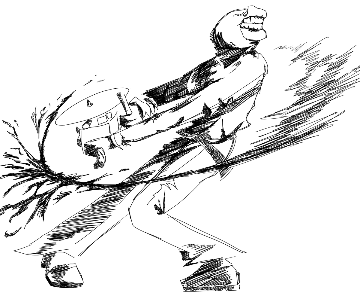 tirraniko's tweet photo. Meatgrinder scribbles I made a while ago because I died to him.

#fearandhungerfanart #fearandhunger #fearandhunger2 #fearandhungertermina https://t.co/Yjn3kqLx6M