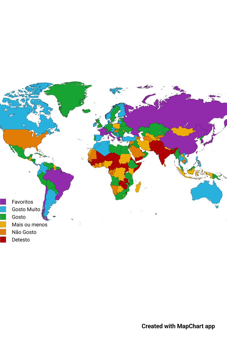 Minha opinião sobre os países e os estados