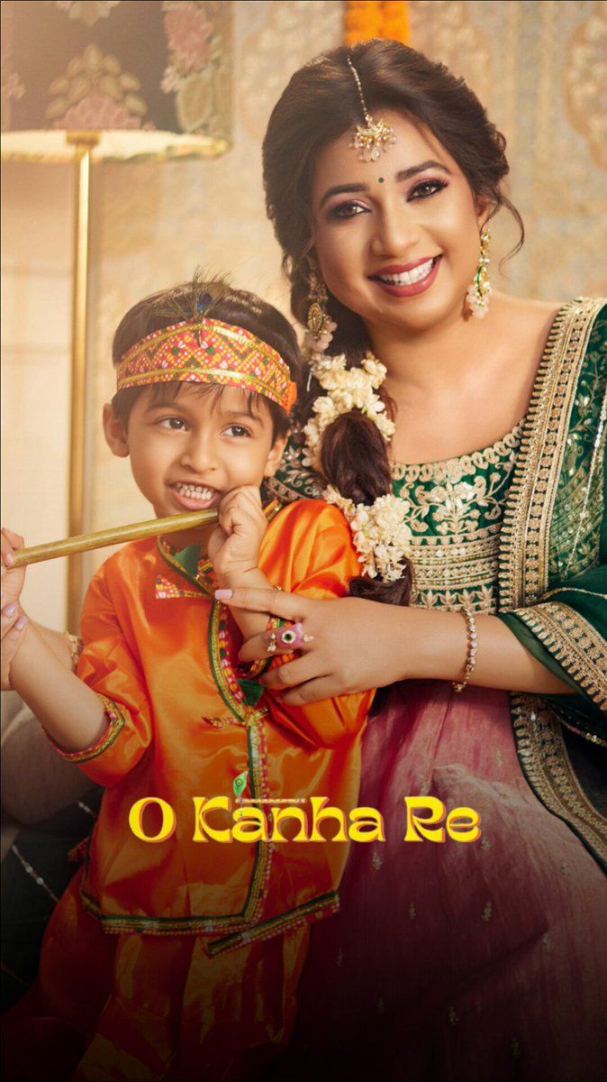 Two Cuties in one frame!!😭💛
<a href="/shreyaghoshal/">Shreya Ghoshal</a> #Devyaan #OKanhaRe