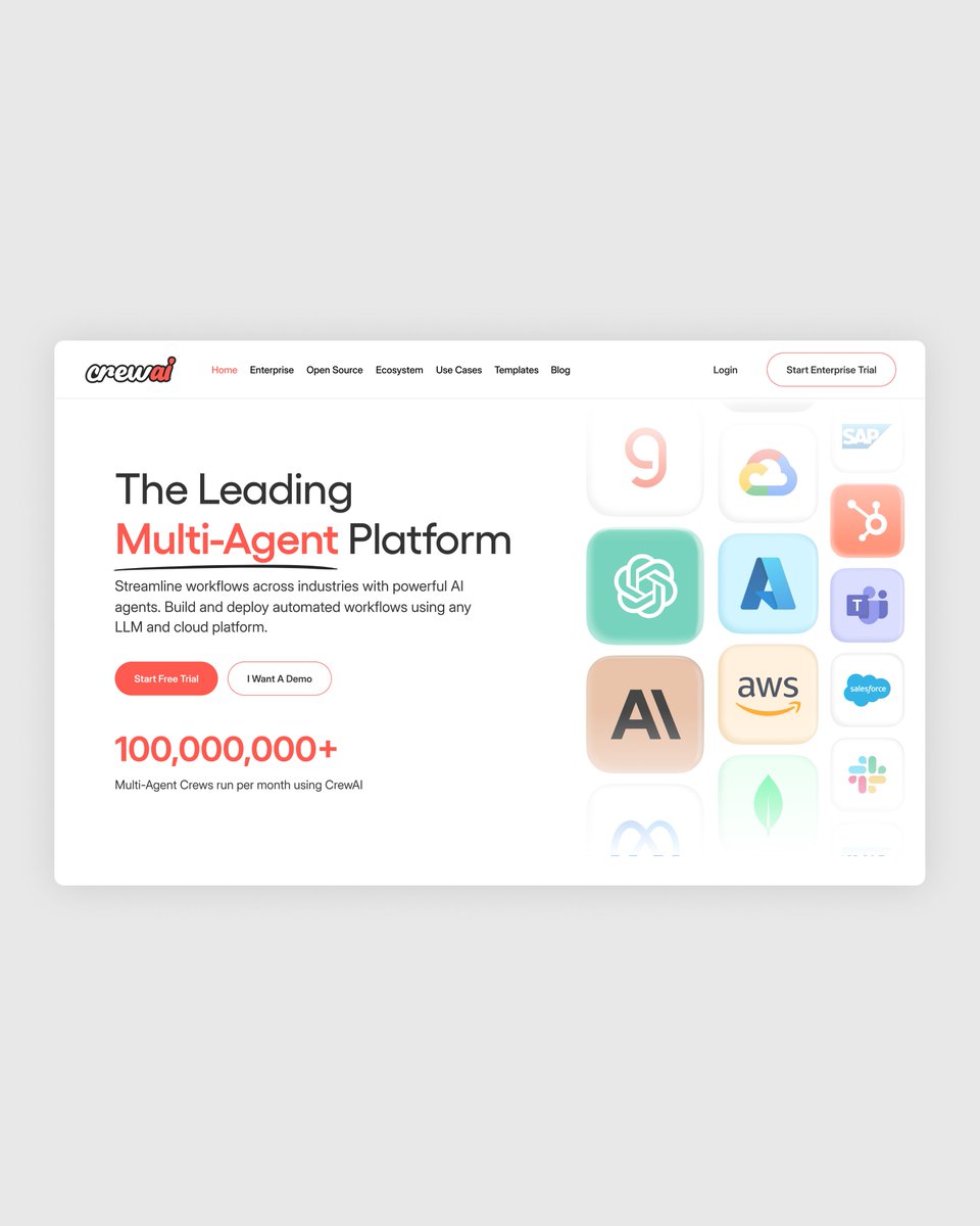 BrickellDigital's tweet image. Sleek design + smart CRO = CrewAI’s GTM win. 🚀

💥 +164% form conversions
📈 +30% pages/session
🎯 +19% CTR

Bold ideas. Measurable results.

#ConversionOptimization #GTM #DataDrivenDesign #BrandArchitecture #StartupGrowth #CrewAI