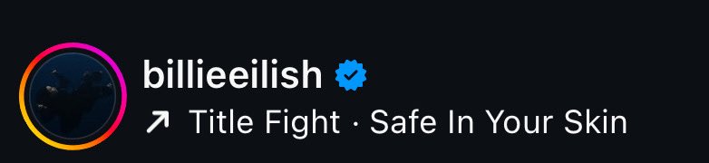 Billie Eilish posting Title Fight is actually unfathomable to me