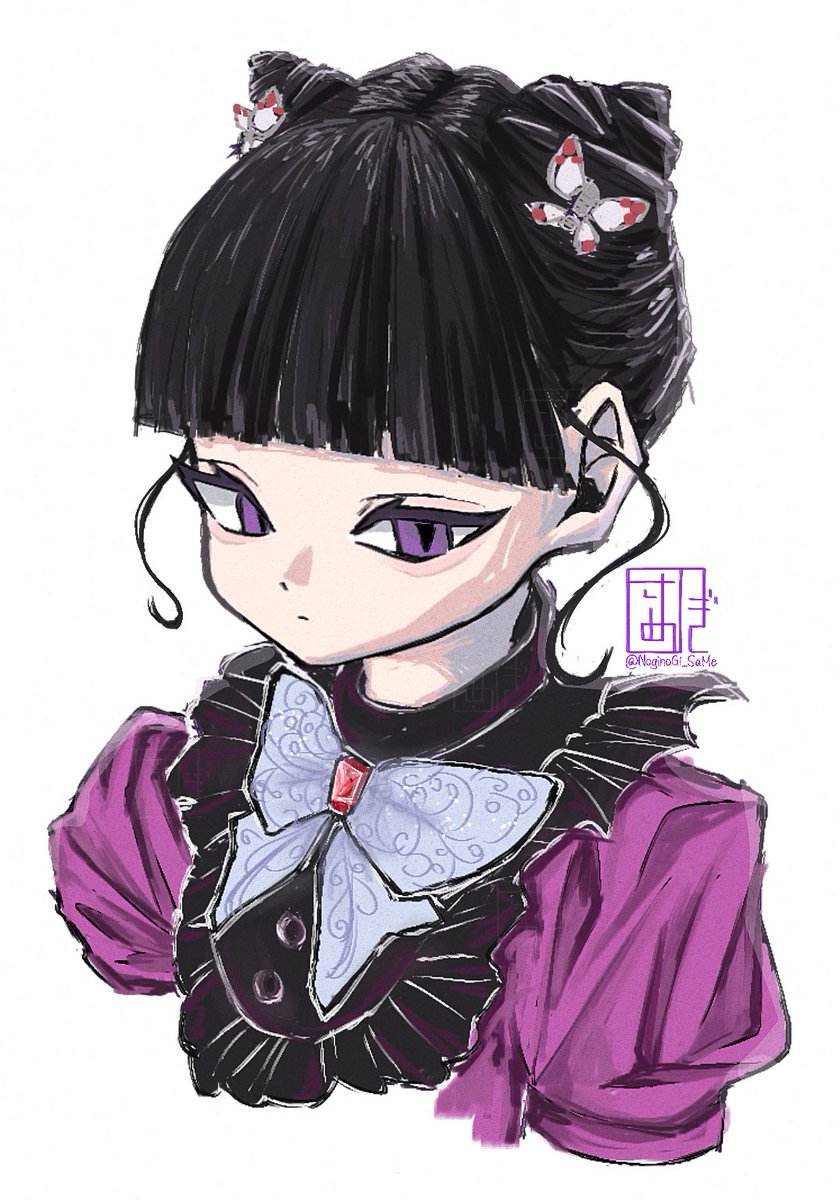 凛花のFAを描くために、凛花を描く練習をしました🦋💜
レイヤー1枚ってムズい‼️
#ファントムシータ #PhantomSiita #怪忌蝶 #凛花 #phanアート #イラスト #illustration