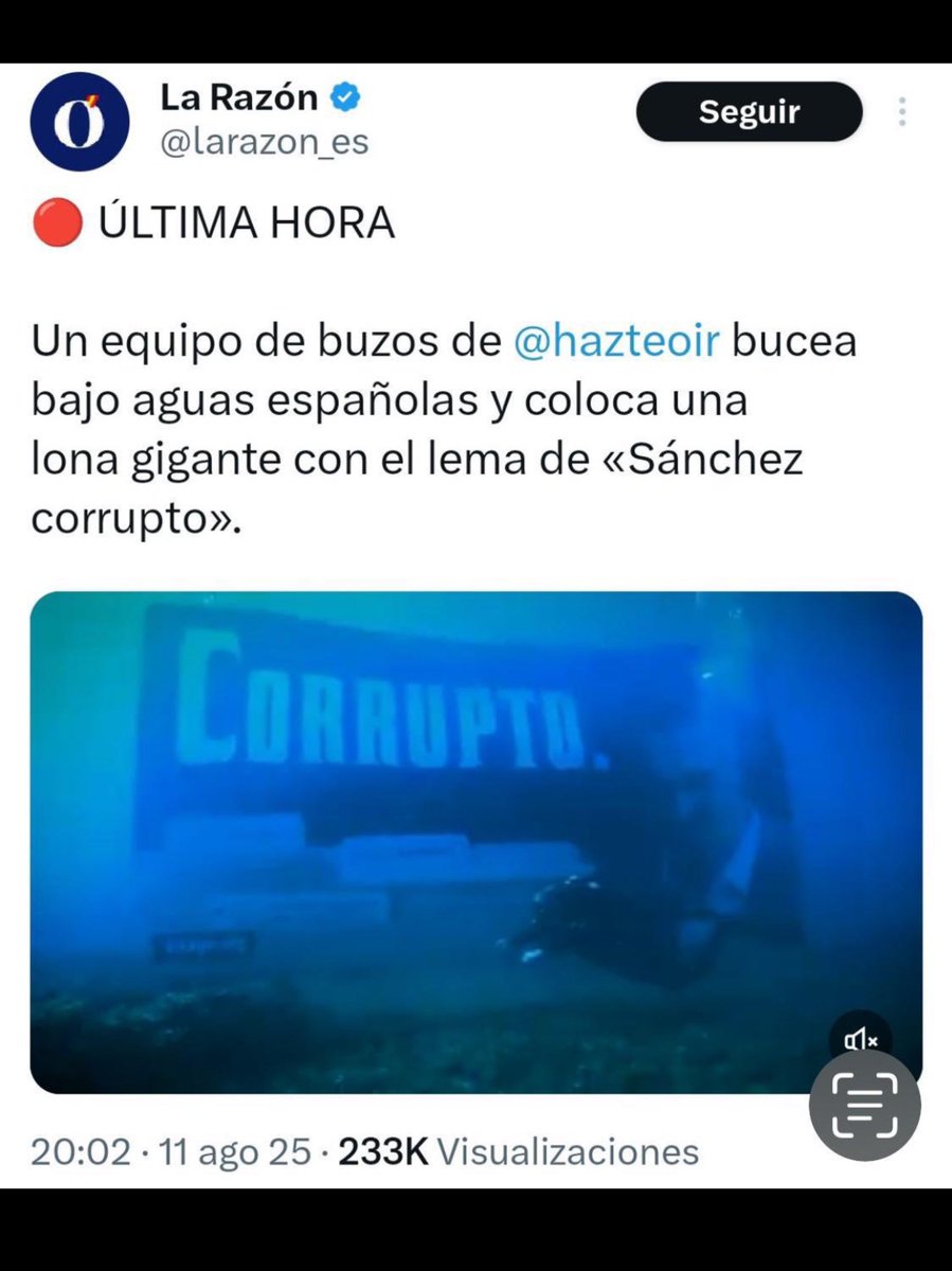 Bravo, que se enteren hasta los peces