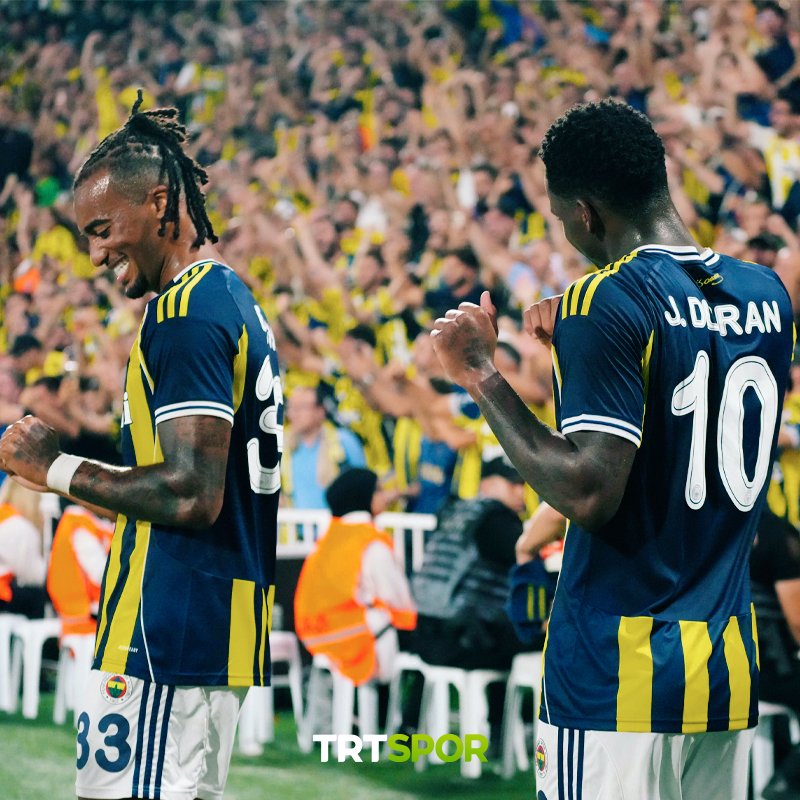 🟡🔵 Bir fotoğraf, iki gol: Archie Brown &amp; Jhon Duran ⚽️⚽️