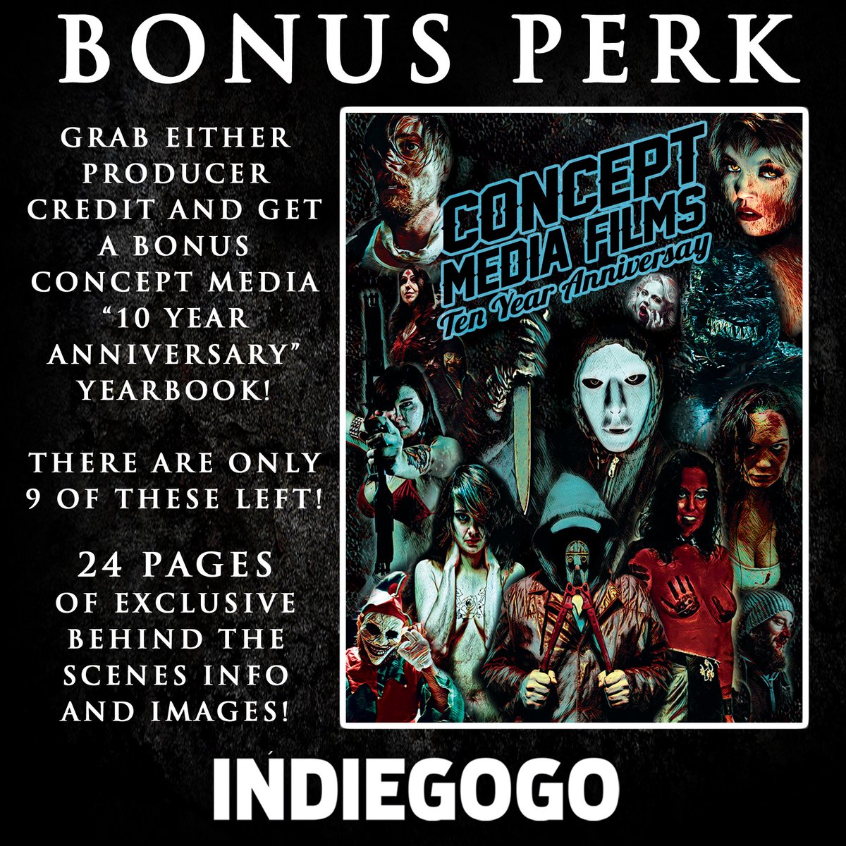 We are having a HUGE PRODUCER SALE! Join the flock and get all these amazing perks!!!! igg.me/at/TDYK/x/2042…
#thedevil #shawnburkett #supportcreators #filmmaking #PhysicalMedia