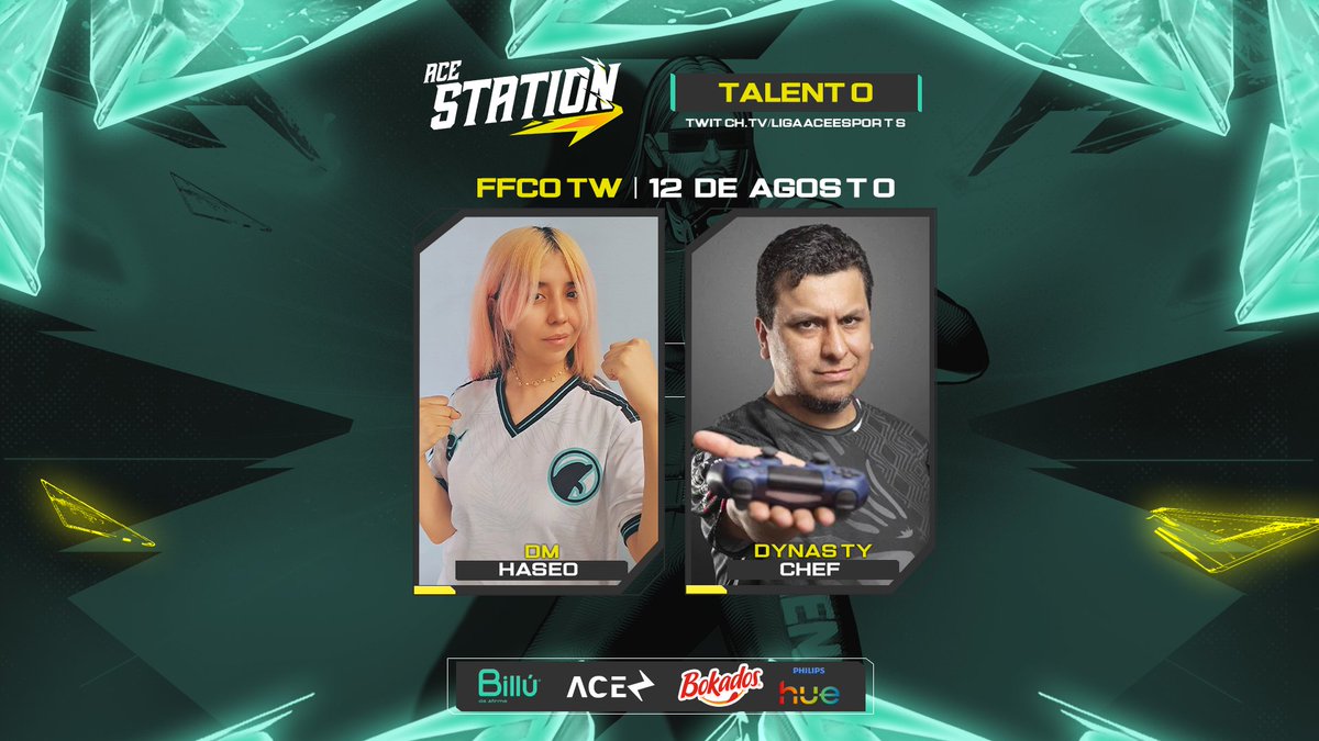 Liga Ace Esports (@ligaaceesports) on Twitter photo ¡Les compartimos el talento de ACE Station de la semana! 🎙️🔥
🟪 #LíneaGarou: <a href="/KG_Chef_Hardy/">SF/Dinasty/Chef🎤S Factor 12 🐉🕹️🎮</a> & <a href="/HaseoGG/">DM | Haseo 🐬</a>
Sintoniza la tranmisión esta noche en punto de las 8:30 p.m. CST 🟣twitch.tv/LigaAceEsports
#SetUpPhilipsHue | <a href="/BilluBank/">Billú</a> | <a href="/BokadosMX/">Bokados</a> ¡Les compartimos el talento de ACE Station de la semana! 🎙️🔥
🟪 #LíneaGarou: <a href="/KG_Chef_Hardy/">SF/Dinasty/Chef🎤S Factor 12 🐉🕹️🎮</a> & <a href="/HaseoGG/">DM | Haseo 🐬</a>
Sintoniza la tranmisión esta noche en punto de las 8:30 p.m. CST 🟣twitch.tv/LigaAceEsports
#SetUpPhilipsHue | <a href="/BilluBank/">Billú</a> | <a href="/BokadosMX/">Bokados</a>