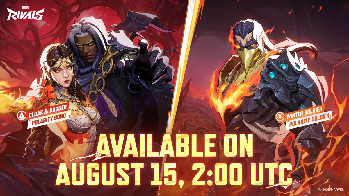 🚨نظرة على سكنين جدد قادمين بالتاريخ 15 اغسطس 

- WINTER SOLDIER
- CLOAK &amp; DAGGER

والله سكنين رهيبين مره ريكم ؟