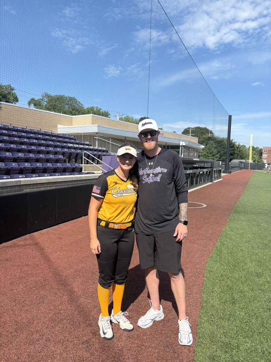 Alia Rowles (@aliarowles2027) on Twitter photo Had a great time working with <a href="/NUSBcats/">Northwestern Softball</a> again! I loved the scrimmages and competitive games! Thank you coaches for such a great experience!
Go Cats!
<a href="/katedrohan/">Kate Drohan</a> <a href="/CarylDrohan/">Caryl Drohan</a> <a href="/TonySmithNUSB/">Anthony Smith</a> <a href="/Mgascoigne32/">Michelle Gascoigne</a> <a href="/joshbaer24/">Josh Baer</a> Had a great time working with <a href="/NUSBcats/">Northwestern Softball</a> again! I loved the scrimmages and competitive games! Thank you coaches for such a great experience!
Go Cats!
<a href="/katedrohan/">Kate Drohan</a> <a href="/CarylDrohan/">Caryl Drohan</a> <a href="/TonySmithNUSB/">Anthony Smith</a> <a href="/Mgascoigne32/">Michelle Gascoigne</a> <a href="/joshbaer24/">Josh Baer</a>