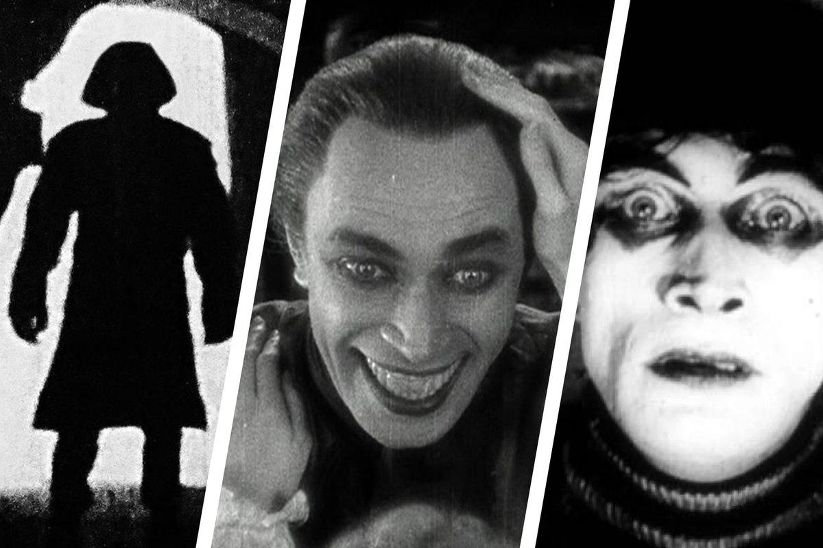 cinefiliamalver's tweet photo. Expresionismo alemán #hilosmalversos movimiento de que se desarrolló en Alemania en los años 20. Proponía una visión deformada de la realidad, temas que giraban en torno al uso maligno del poder y una estética basada en la exageración de los rasgos expresivos y simbólicos. https://t.co/su2kg7q2fM