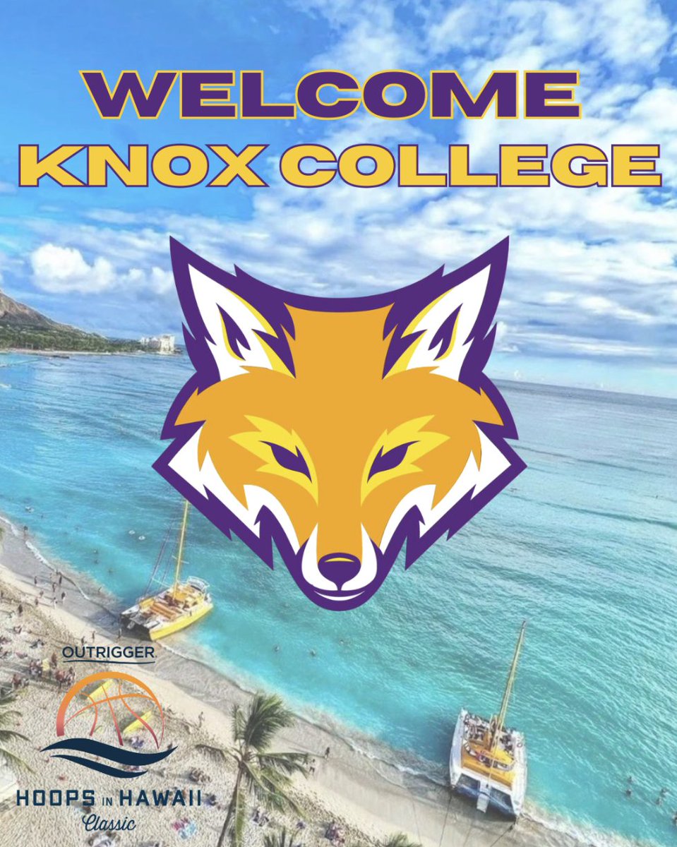 The Women of Knox College are looking to bring the fire to the 2025 Hoops in Hawaii Classic! We are excited to welcome the Prairie Fire to the Aloha State!