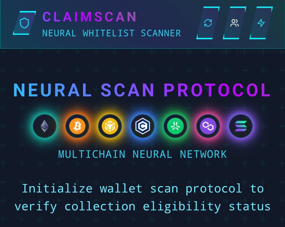 📄 Please enjoy our Whitepaper 📄

Claimscan
Neaural Scan Protocol

💎 Multichain Compatible
🤝 User friendly
⚡ Connecting Communties

📖 :
medium.com/@RPC.Labs/clai…