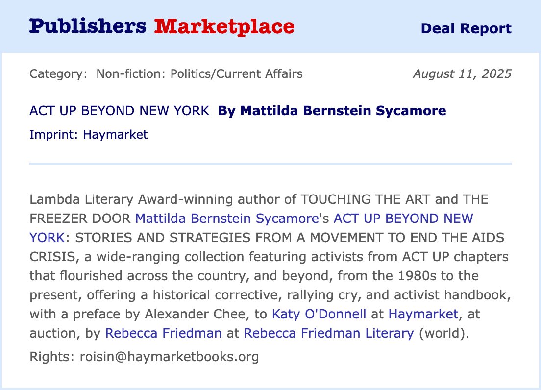 Mattilda B Sycamore tweet media