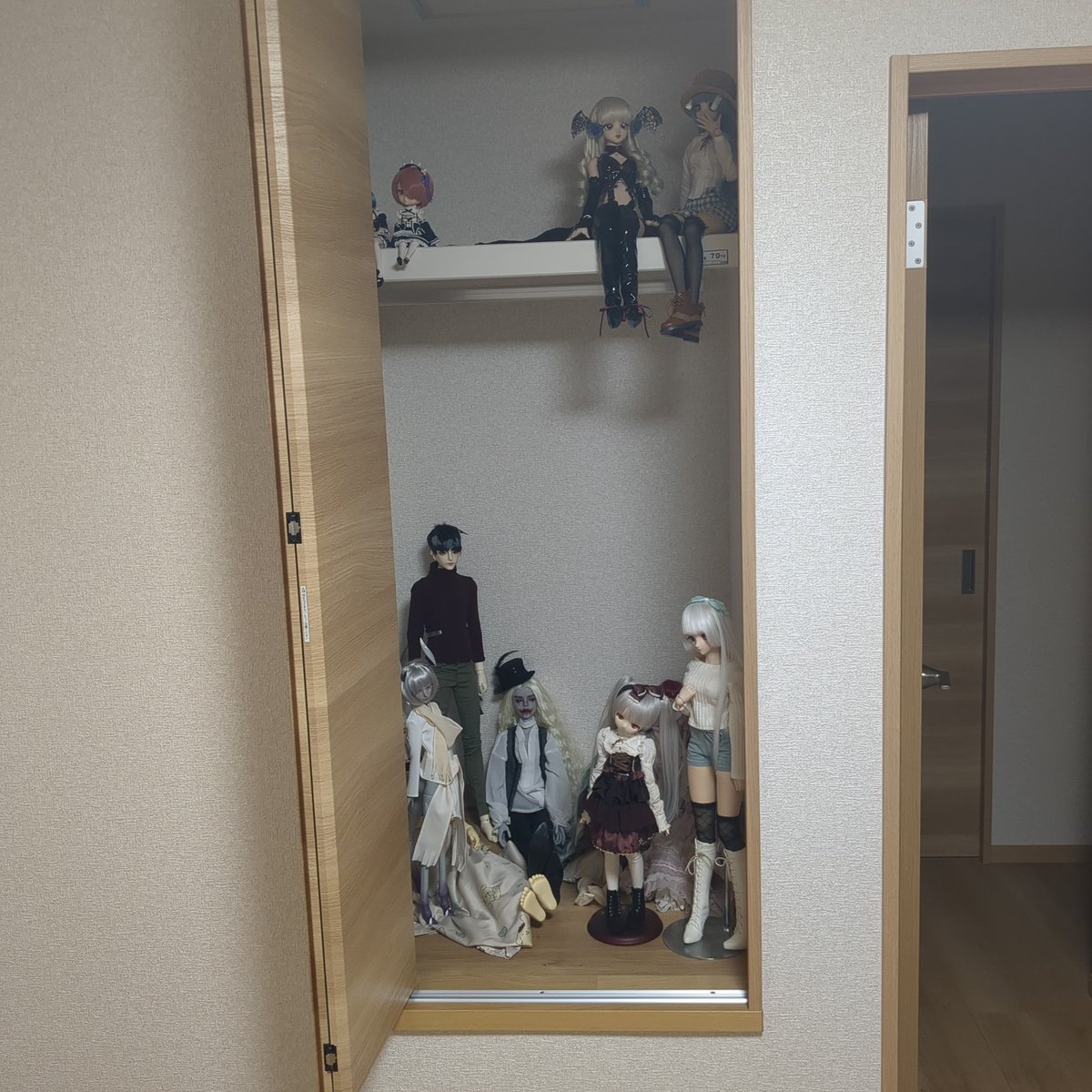 noiwannko's tweet photo. 久しぶりです、のいわんです
2年ぐらい前に結婚し妻もドールオーナーで犬・魚・兎・ドールと
あと僕はうつ病に、活動は低下
静岡に家を買いました
僕はMDDなど。
妻はキャストドールが多いです。
ドール専用の部屋があります
まだ何もありません笑
心の調子みながら。
みなさんよろしくお願いします。 https://t.co/DLyWKWiXI9