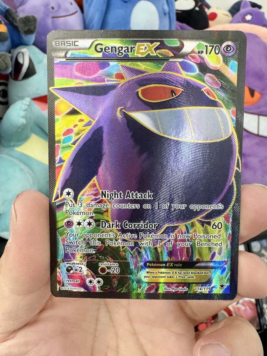 Theasianavenger's tweet image. Countdown to @Pokemon worlds continues! Today I’m sharing one of my favorite Gengars. This was the first deck I built getting back into playing Pokemon TCG. It was a lock out poison deck that would have me swapping in Sigilyph to beat EX pokemon.

#freeaccess
