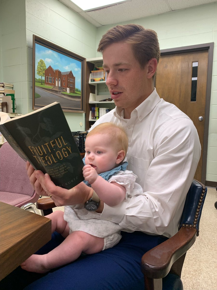 Lucy said she wanted to teach our Sunday School Group, but she needed help holding the book!

<a href="/RonniKurtz/">Ronni Kurtz</a> are we doing this right?