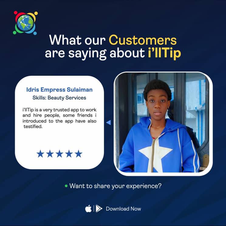 abdulyu2001's tweet photo. Link to download i’llTip in the Google play store 
https://t.co/ViIEKbbdGK
Apple App Store link
https://t.co/3mkr9FDrAF
Also people can access via web https://t.co/Xkq2dRyqaf https://t.co/k8dlbjgikr