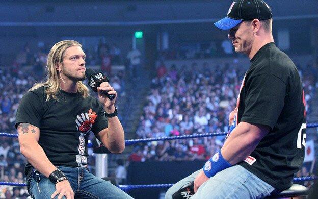 Sabe99_'s tweet photo. Mira que yo me alegré cuando Edge se fue a AEW porque iba a poder finalizar su carrera junto a Christian, pero como desearía que ahora mismo estuviera en WWE, se lo echa en falta en este tour de retiro de John Cena https://t.co/hIPRYjG02K