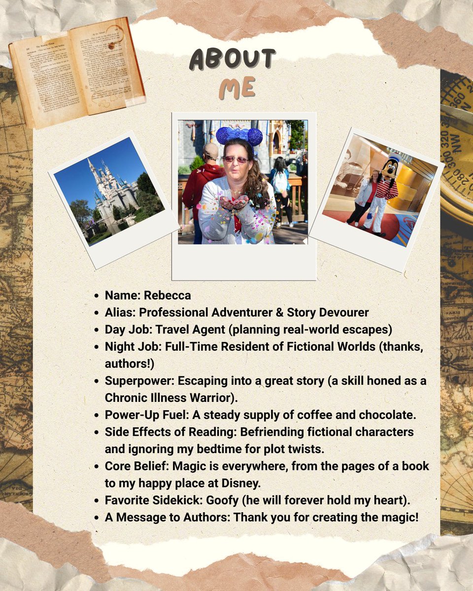Hi, I'm Rebecca! 👋 Mom, wife, and travel agent who's also a total bookworm. ✈️📚

As a chronic illness warrior, I've learned to find joy in every day. Here at Mobility Mom Book Shelf, I share my passion for reading—where I get to live out endless adventures. ✨