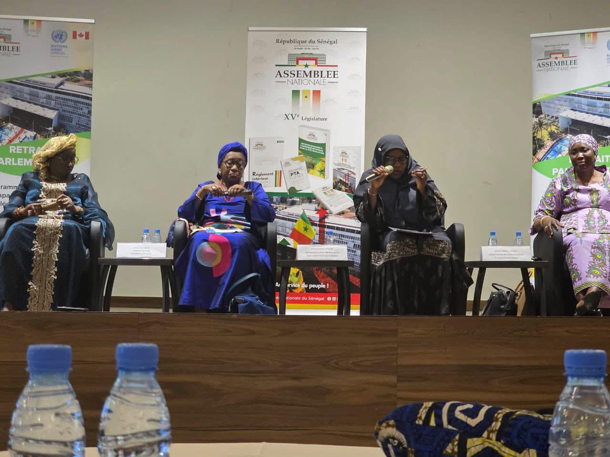 onufemmesSN's tweet image. Dans le cadre du séminaire parlementaire,@onufemmesSN a réuni femmes parlementaires et partenaires pour renforcer leurs compétences et promouvoir la parité au Parlement, moteur d’une démocratie inclusive et d’un développement durable.
#LeadershipFéminin #Parité #ODD5