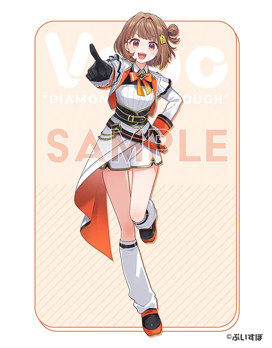 ぶいすぽっ!アルバム Songs Collection "DIAMOND in the ROUGH" 千燈ゆうひさんのビジュアル担当させていただきました!よろしくおねがいいたします! #ぶいすぽアルバム