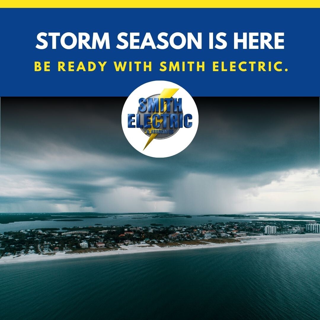 Smith_Elec's tweet photo. August marks the peak of hurricane season—don’t get caught unprepared. Smith Electric offers surge protection, generator hookups and fast emergency service when storms strike! Stay powered. Stay safe.

#HurricanePrep #StormReady #SmithElectric #EmergencyElectrician https://t.co/ZnY6i7FmI3