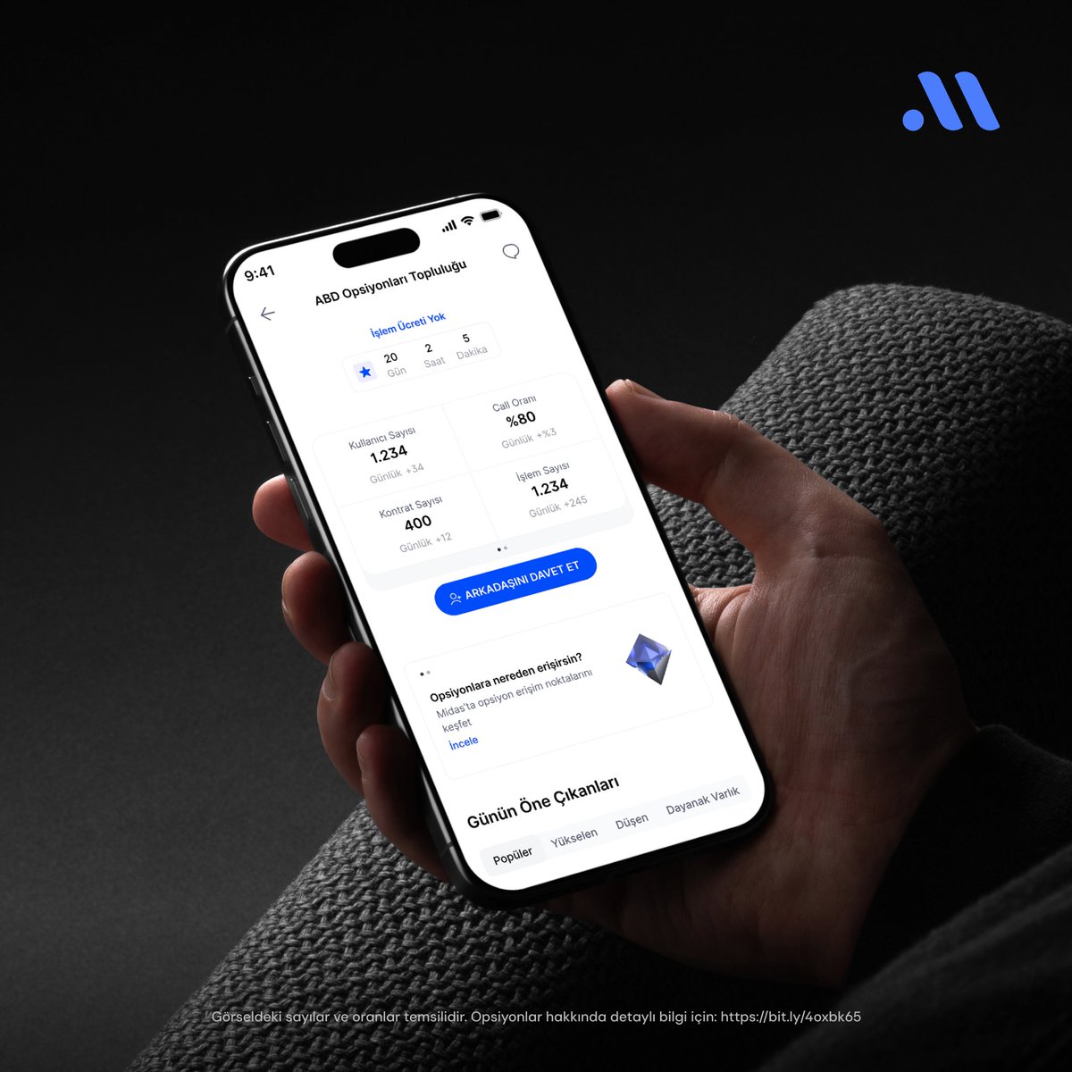 Komisyonsuz ABD opsiyonları, beta dönemine özel Midas'ta.

Sınırlı sayıda davetiye: options.getmidas.com/JfUQ/u6Zj6YjaT…

Topluluktayken 5 arkadaşını davet edebilirsin. Yeni davet linkleri ise yolda, takipte kalın.