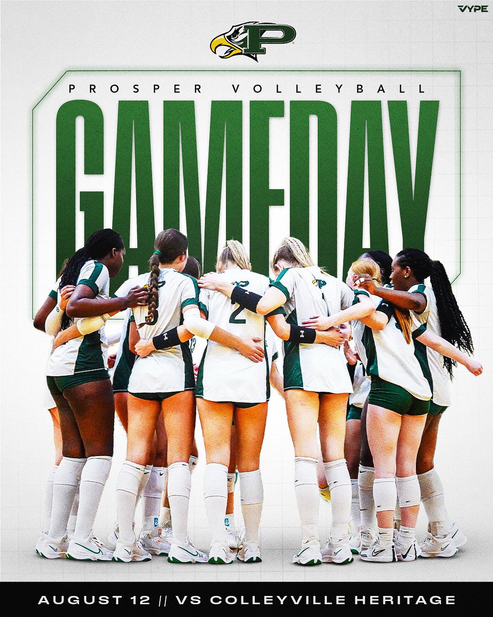 It’s Game Day!!! Come support us at home as we play Colleyville Heritage at home. 🦅💚

JV/5:30 PM &amp; Varsity 6:30 PM — Gym 1: Freshman A/5:30 PM, Freshman B/ 6:30PM