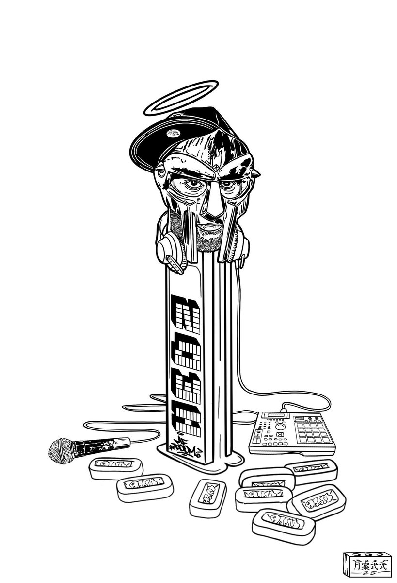 Proud to join the BrickHedz community by <a href="/BrickRoss_NFT/">🧪₿RICK</a>   
MFDOOM is one of my favorite artists, he passed away in 2020. It is Inscribed on a rare sat from that year. Thanks for immortalizing him Bro.  🥬🐐