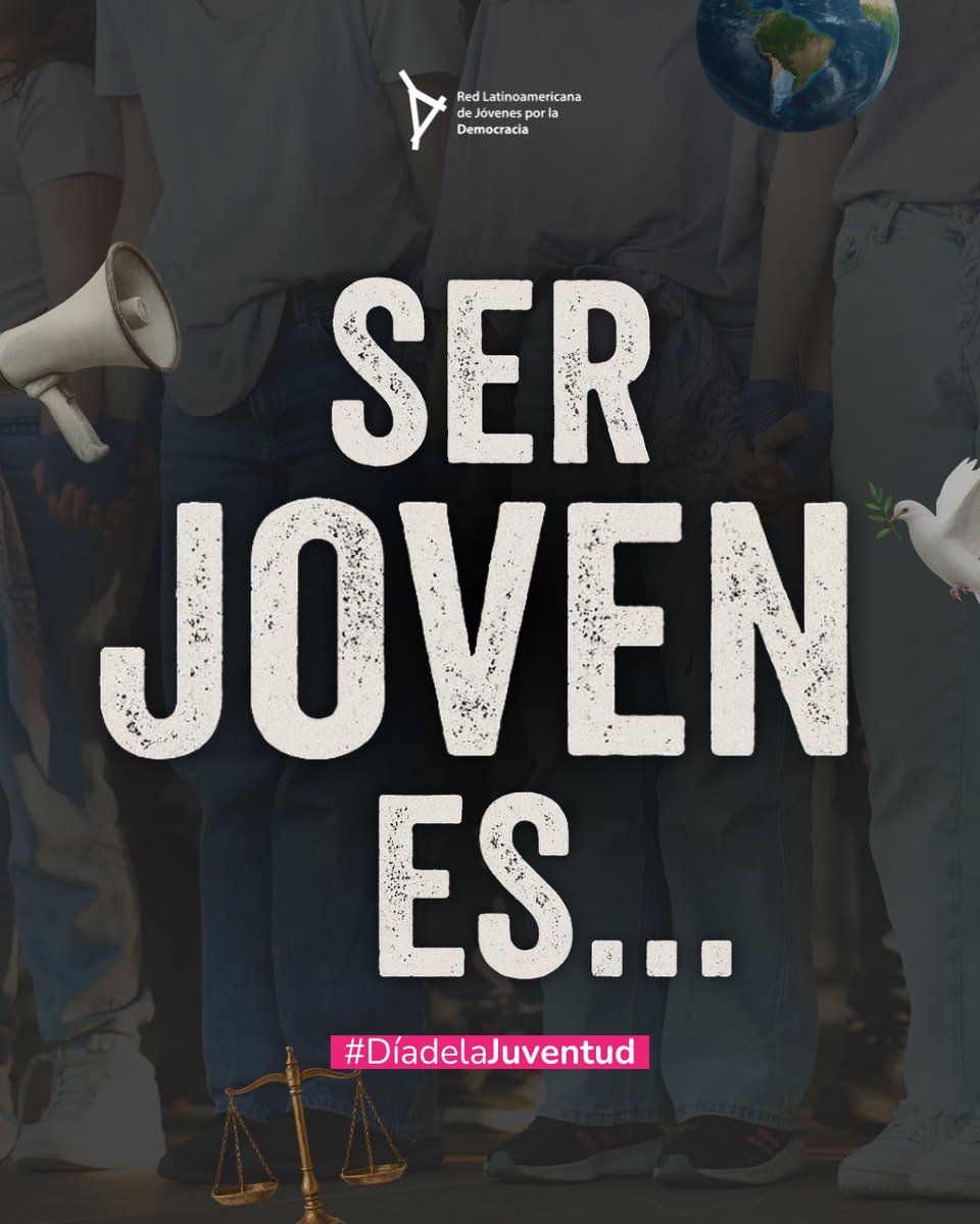 💬 Ser joven es soñar, crear, luchar y transformar.

Hoy celebramos a todos los jóvenes que no se conforman, que defienden sus derechos y construyen un futuro mejor.

🌎 Desde JuventudLAC, seguimos comprometidos con una región libre, democrática y con más oportunidades para