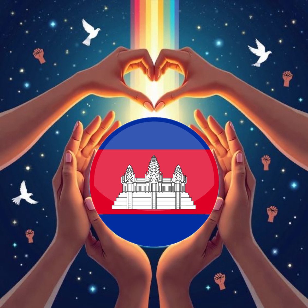 Jing_jing544's tweet photo. In fact that, Thailand want to win and Cambodia only want peace. 

Implement The Ceasefire Agreement 

#ថៃជាអ្នកបំពានបទឈប់បាញ់
#ThailandViolatestheceasefire https://t.co/NiuYG9vnJz