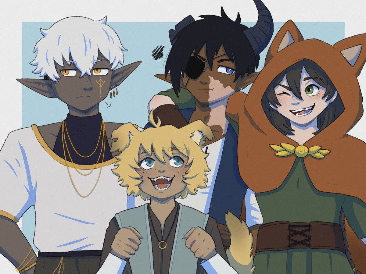 Petit portrait de groupe de mes bébous 🥹🫶
#webtoon #originalcharacter #comic #oc