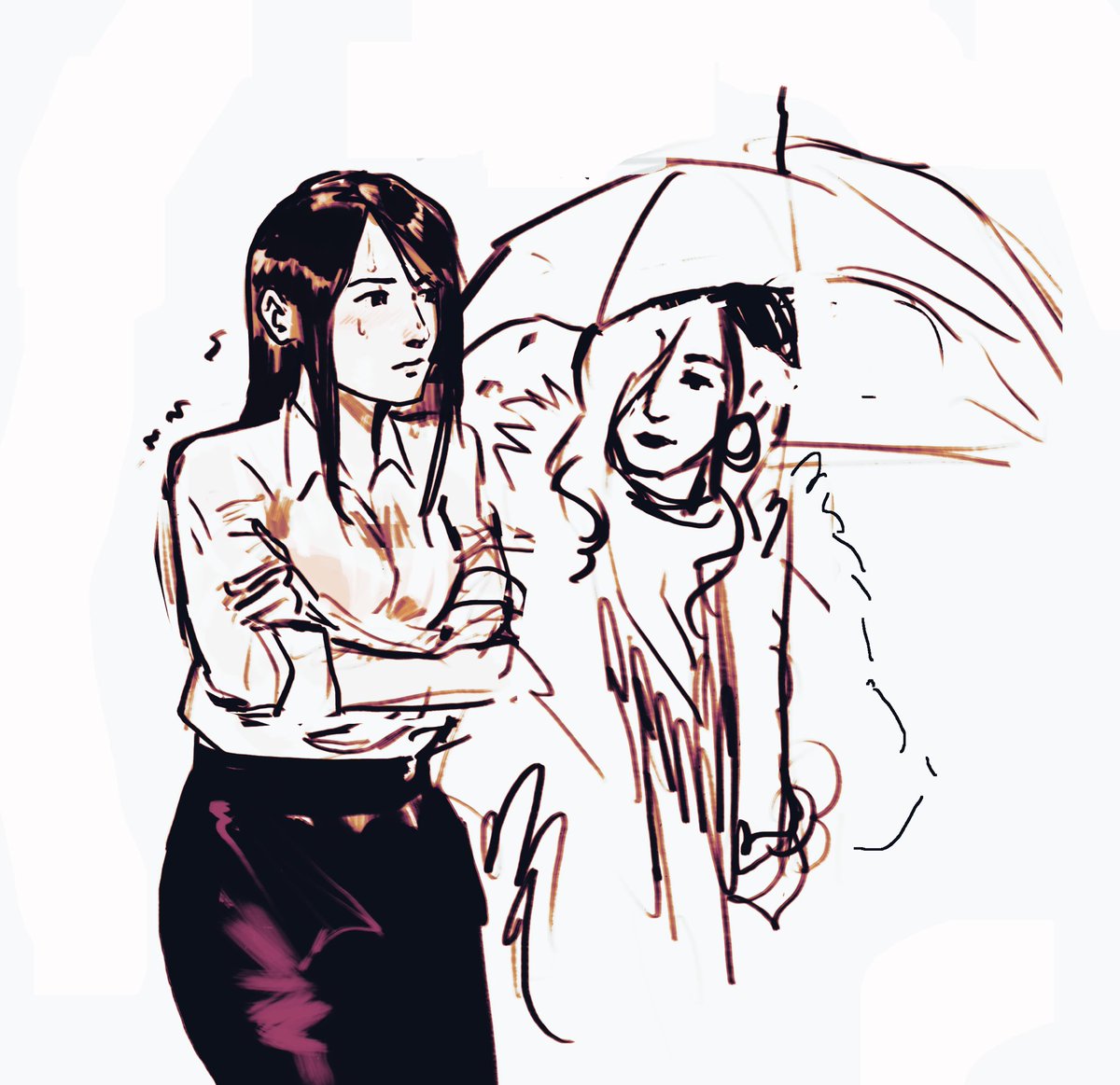 exaltedfuzz's tweet photo. Should have brought an umbrella #starrskye https://t.co/PROyGhiUH6
