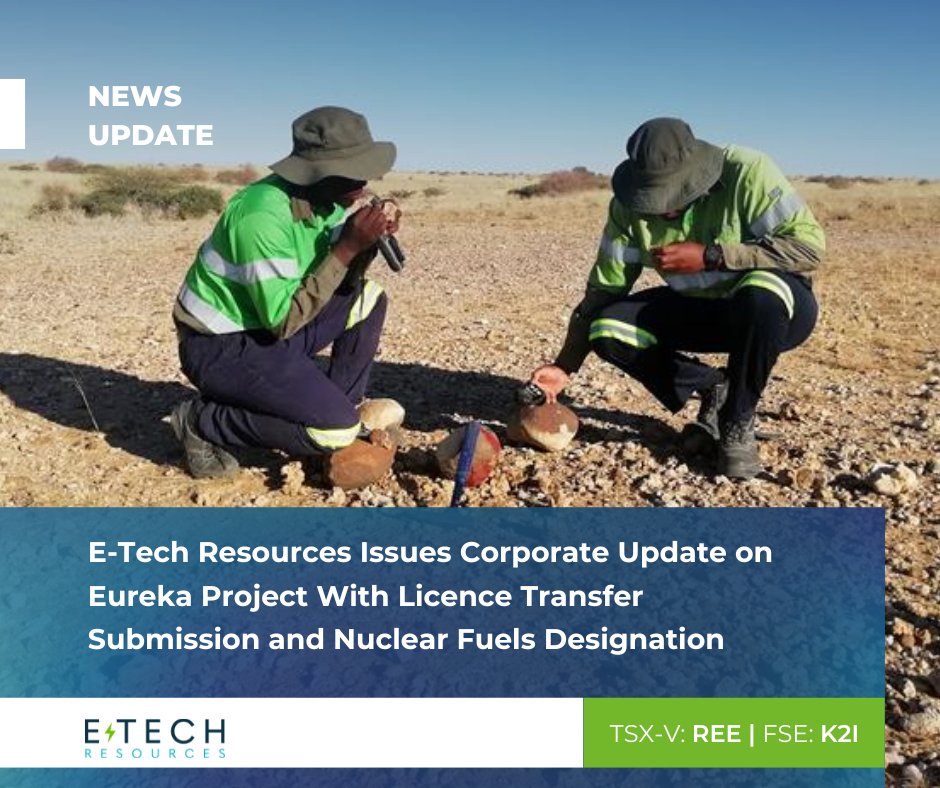 $REE.V  is pleased to provide a corporate update on recent developments at its Eureka Project in Namibia.

Read full News Release: bit.ly/4oCq2ZS