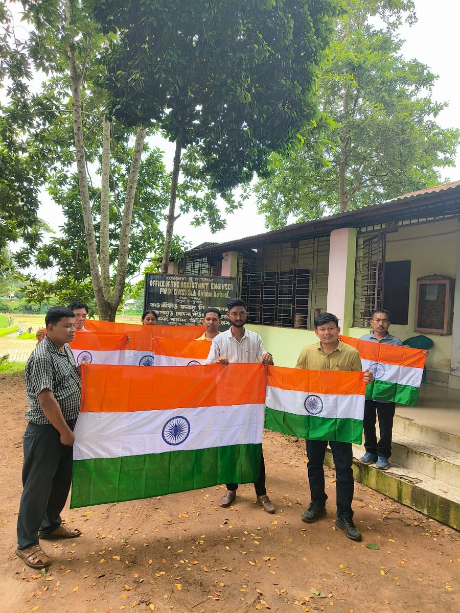 ERO_karbook's tweet photo. #HarGharTiranga2025  activities undertaken by various line departments under Karbook Sub Division on 12.08.2025

@mygovtripura 
@DmGomati https://t.co/ZTKErLwqpk