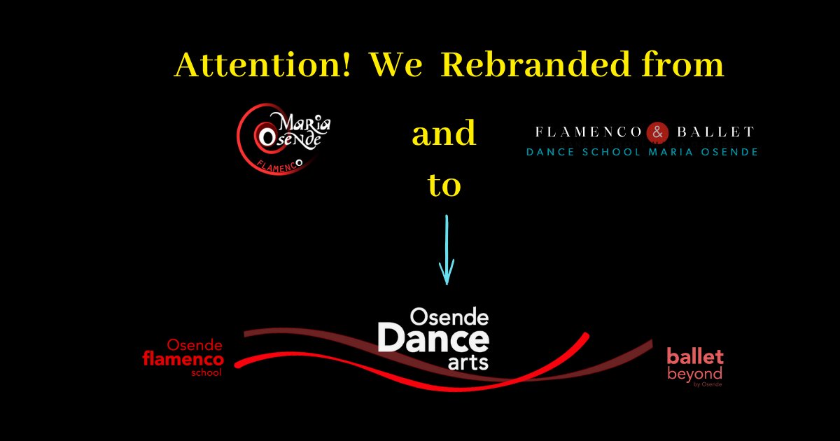 MariaOsende's tweet photo. We’ve rebranded! 
Maria Osende Flamenco &amp; Flamenco &amp; Ballet Dance School are now Osende Dance Arts — home to Osende Flamenco School &amp; BalletBeyond.
Same passion &amp; community you love, with a fresh look!
Instagram: @MariaOsende Facebook: @OsendeDanceArts

#flamenco #ballet https://t.co/GuCZNF3DU7