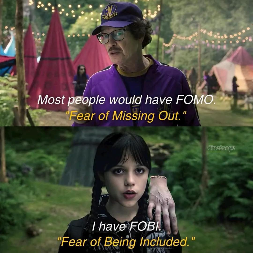 WednesdaysDaily's tweet image. Are you FOMO or FOBI?