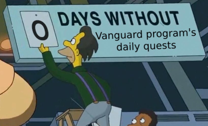 punkda13's tweet photo. It is very important not to miss and complete quests daily to stay on the leaderboard
@aarnasays 
#VanguardProgram https://t.co/8nAFDn4Exm