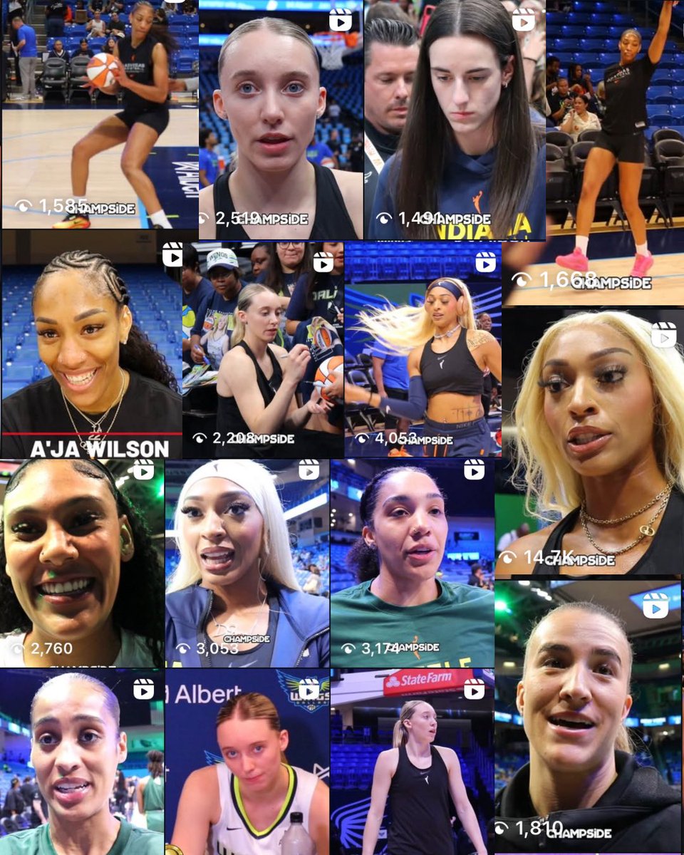 theCHAMPSIDE's tweet photo. I feel like our coverage of the @WNBA has been amazing. One of the best decisions I’ve made. #CHAMPSIDE https://t.co/G4nnKSI54c
