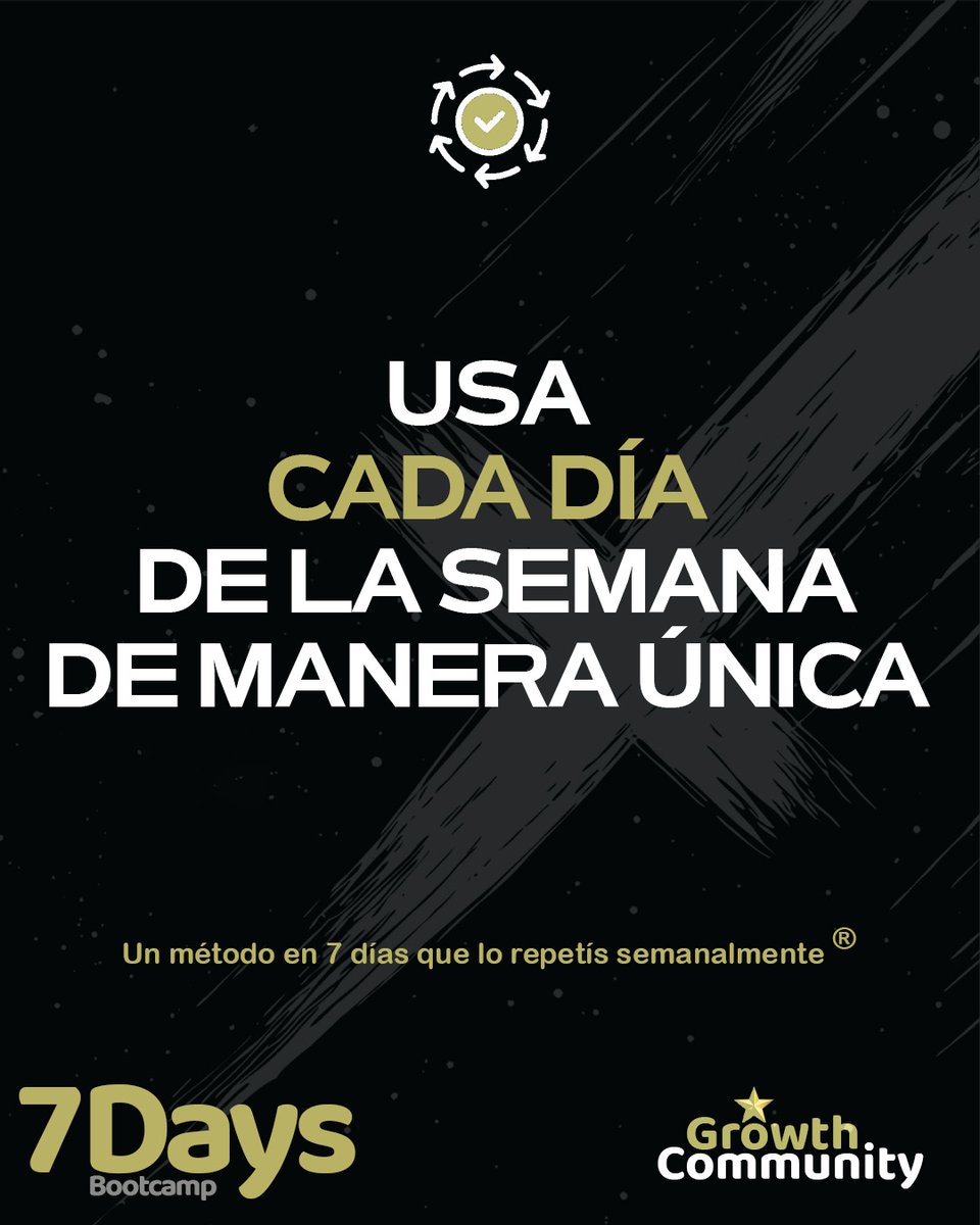 7⃣/9⃣/2⃣0⃣2⃣5⃣
Comenzamos #SevenDaysBootcamp
Qué vamos a hacer? 
Quedate atento/a a esta cuenta. 

Tendrás una semana de cambio significativo.